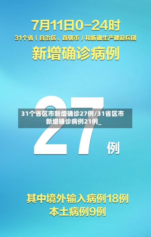 31个省区市新增确诊27例/31省区市新增确诊病例21例_